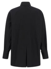 The Attico Shaped Hem Shirt Black