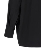 The Attico Shaped Hem Shirt Black