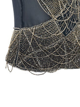 The Attico Jewel Embroidery Top Blue