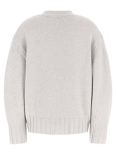 The Attico Asymmetrical Hem Sweater Gray