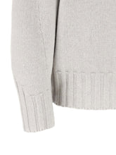 The Attico Asymmetrical Hem Sweater Gray