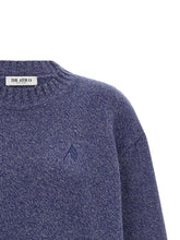 The Attico Asymmetrical Hem Sweater Blue