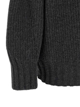 The Attico Scoop Sweater Gray