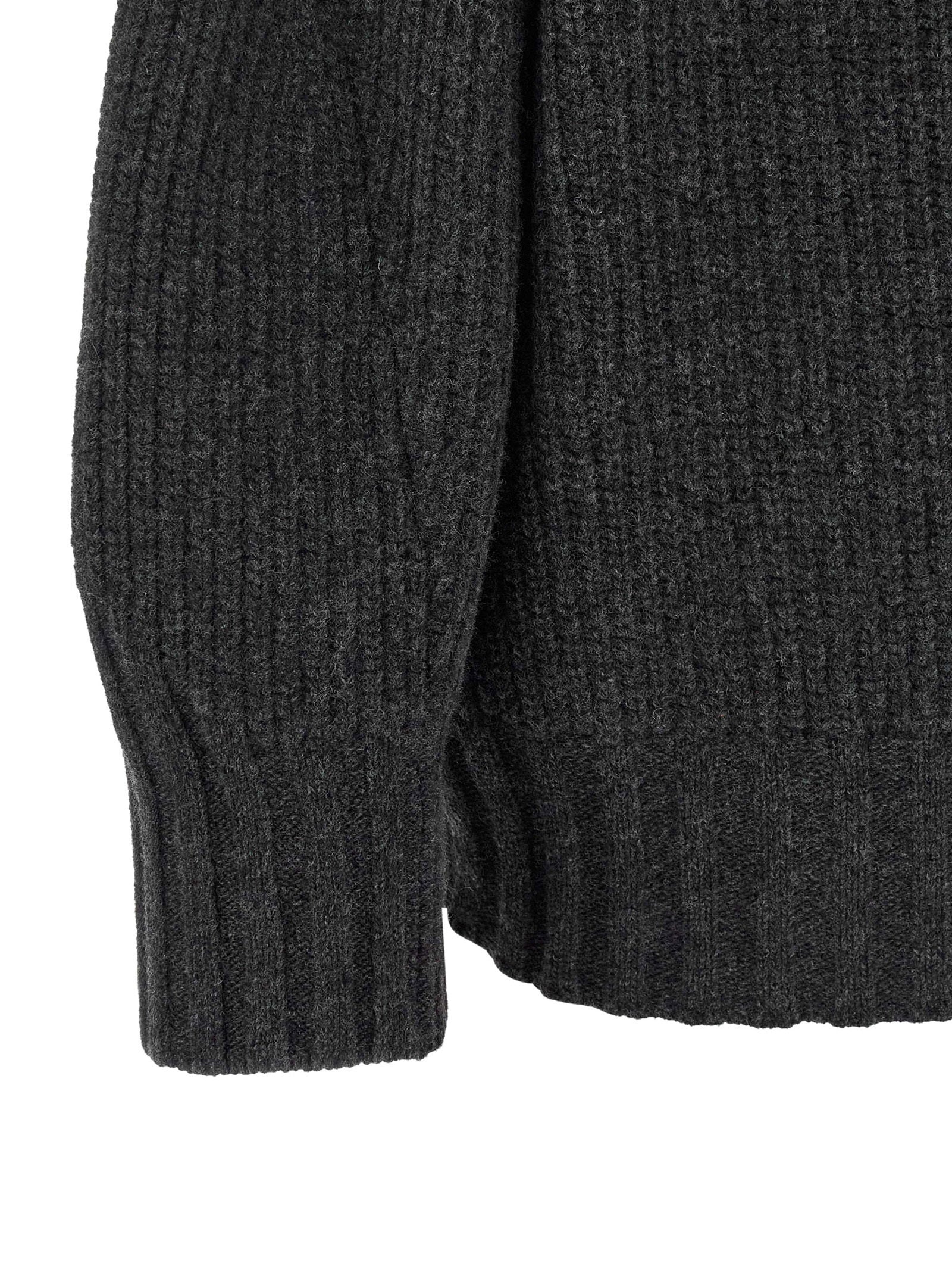 The Attico Scoop Sweater Gray