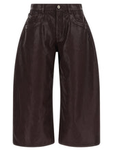 The Attico Cropped Pants Purple