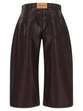 The Attico Cropped Pants Purple