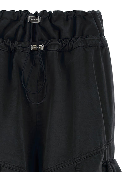 The Attico Cargo Pants Black