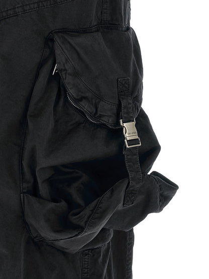The Attico Cargo Pants Black