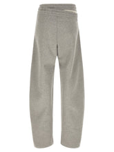 The Attico Asymmetrical Double Waist Trousers Gray