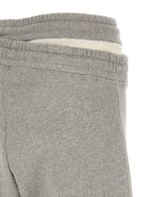The Attico Asymmetrical Double Waist Trousers Gray
