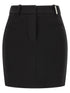 The Attico Metal Plate Skirt Black