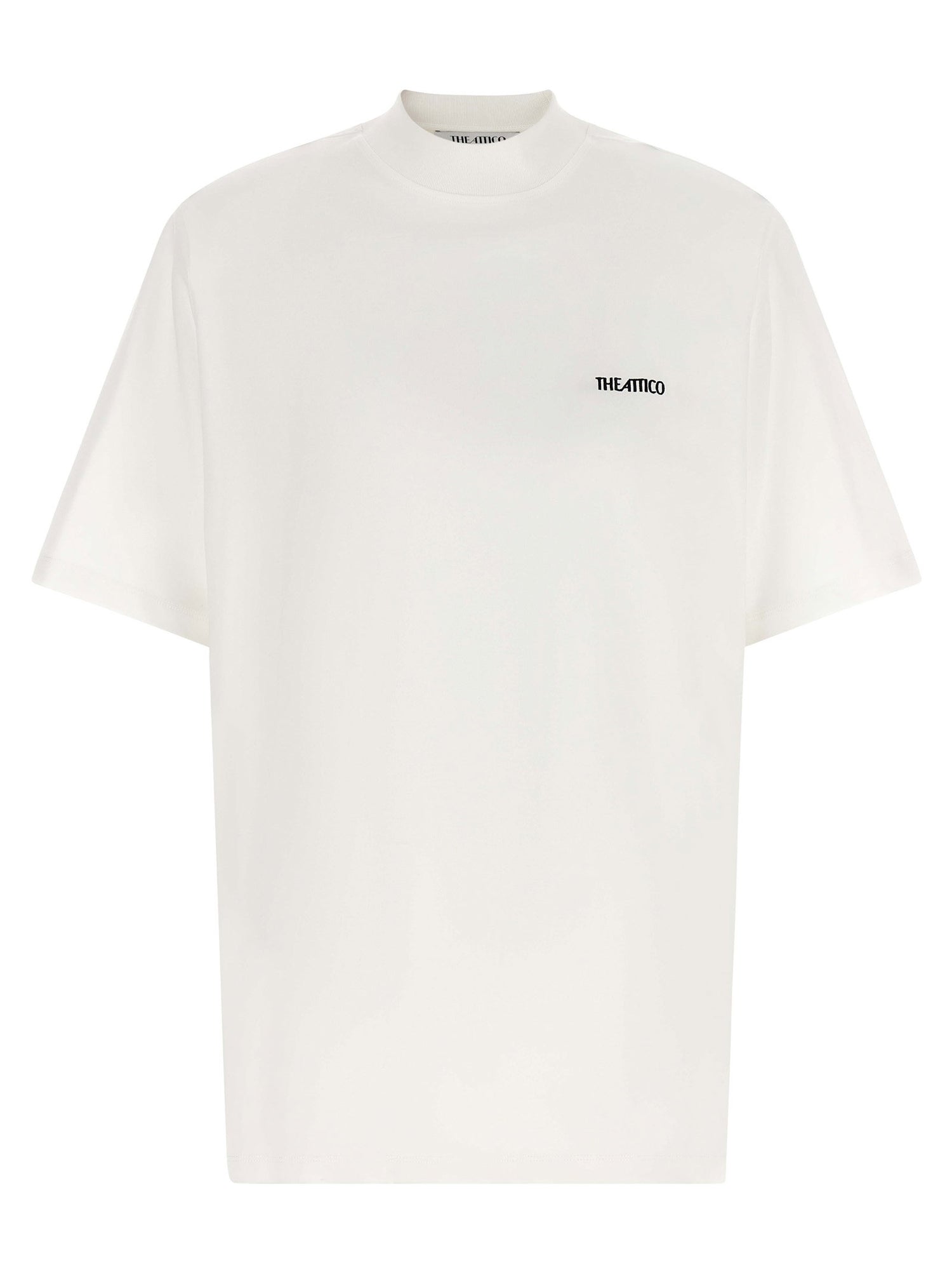 The Attico Mock-neck T-shirt White