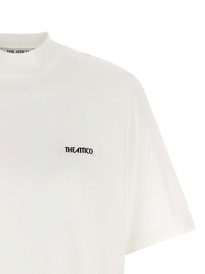 The Attico Mock-neck T-shirt White