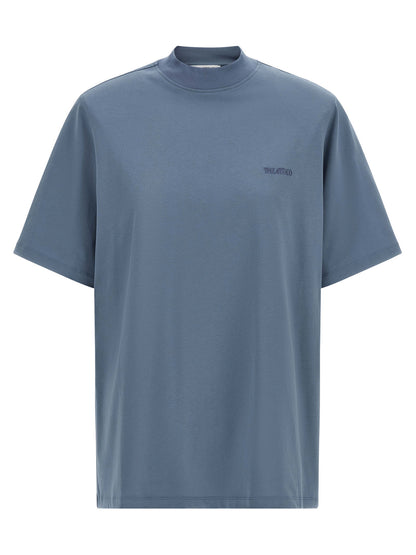 The Attico Mock-neck T-shirt Blue