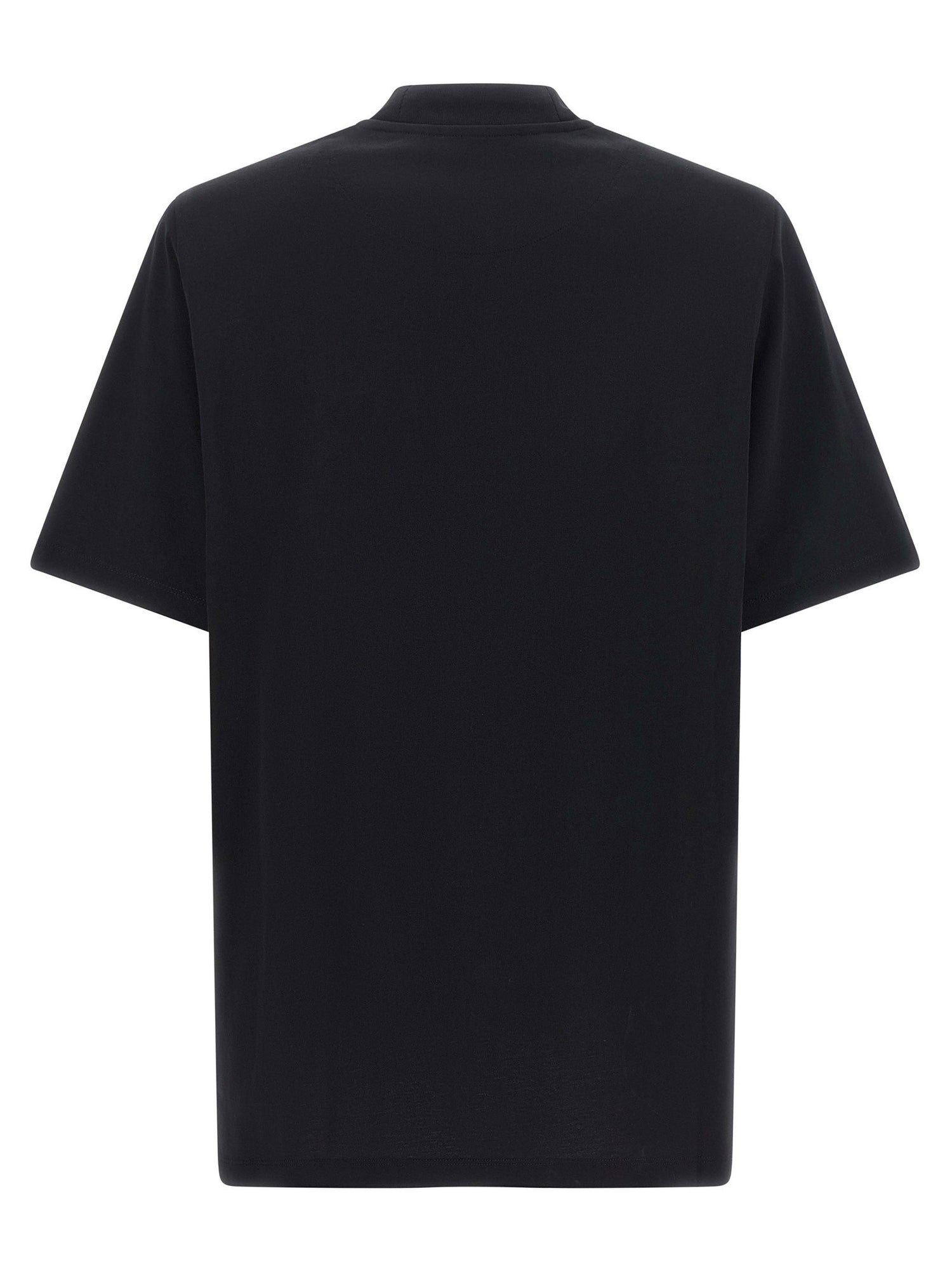 The Attico Mock-neck T-shirt Black