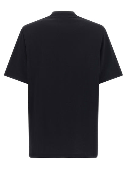 The Attico Mock-neck T-shirt Black