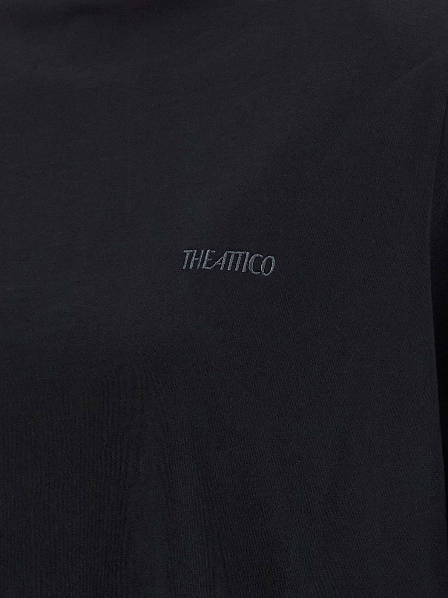 The Attico Mock-neck T-shirt Black