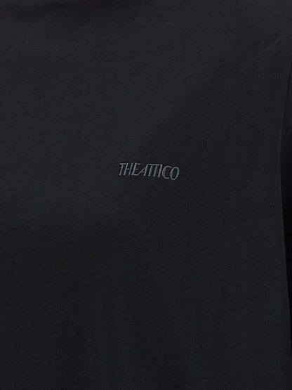 The Attico Mock-neck T-shirt Black