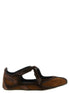The Attico Floor 01 Ballet Flats Brown