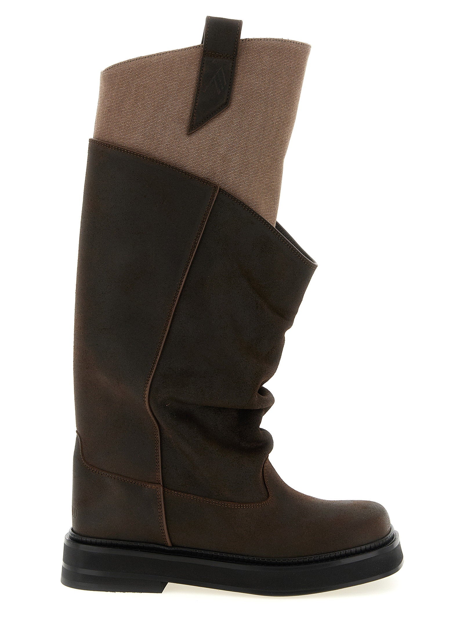 The Attico New Robin Passeggiata Boots Brown