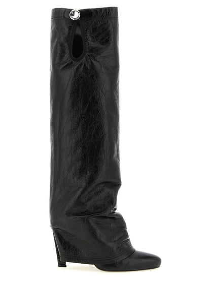 The Attico Leon Boots Black