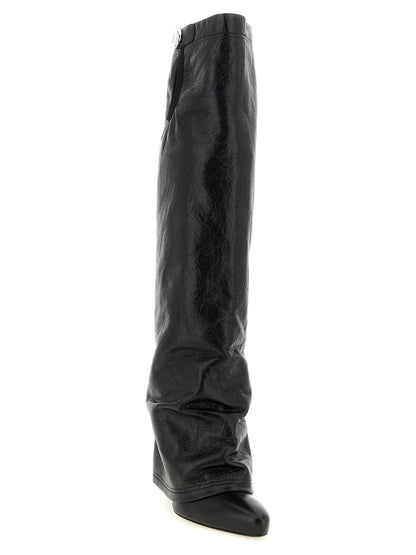 The Attico Leon Boots Black