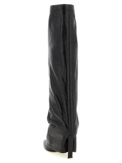 The Attico Leon Boots Black