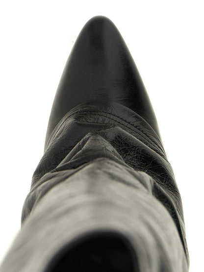 The Attico Leon Boots Black