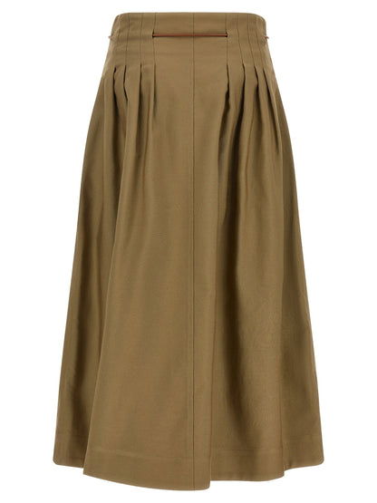 Max Mara Mxmtempio Skirt Green