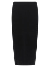 Max Mara Gamma Knit Sheath Skirt Black  