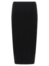 Max Mara Gamma Knit Sheath Skirt Black  