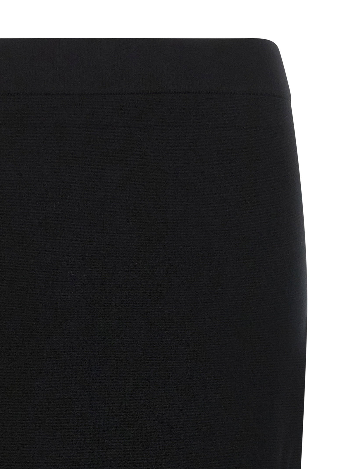 Max Mara Gamma Knit Sheath Skirt Black  