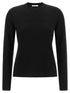 Max Mara Manto Sweater With Embossed Logo Black