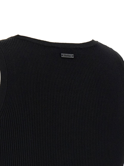 Max Mara Editta Top Black  