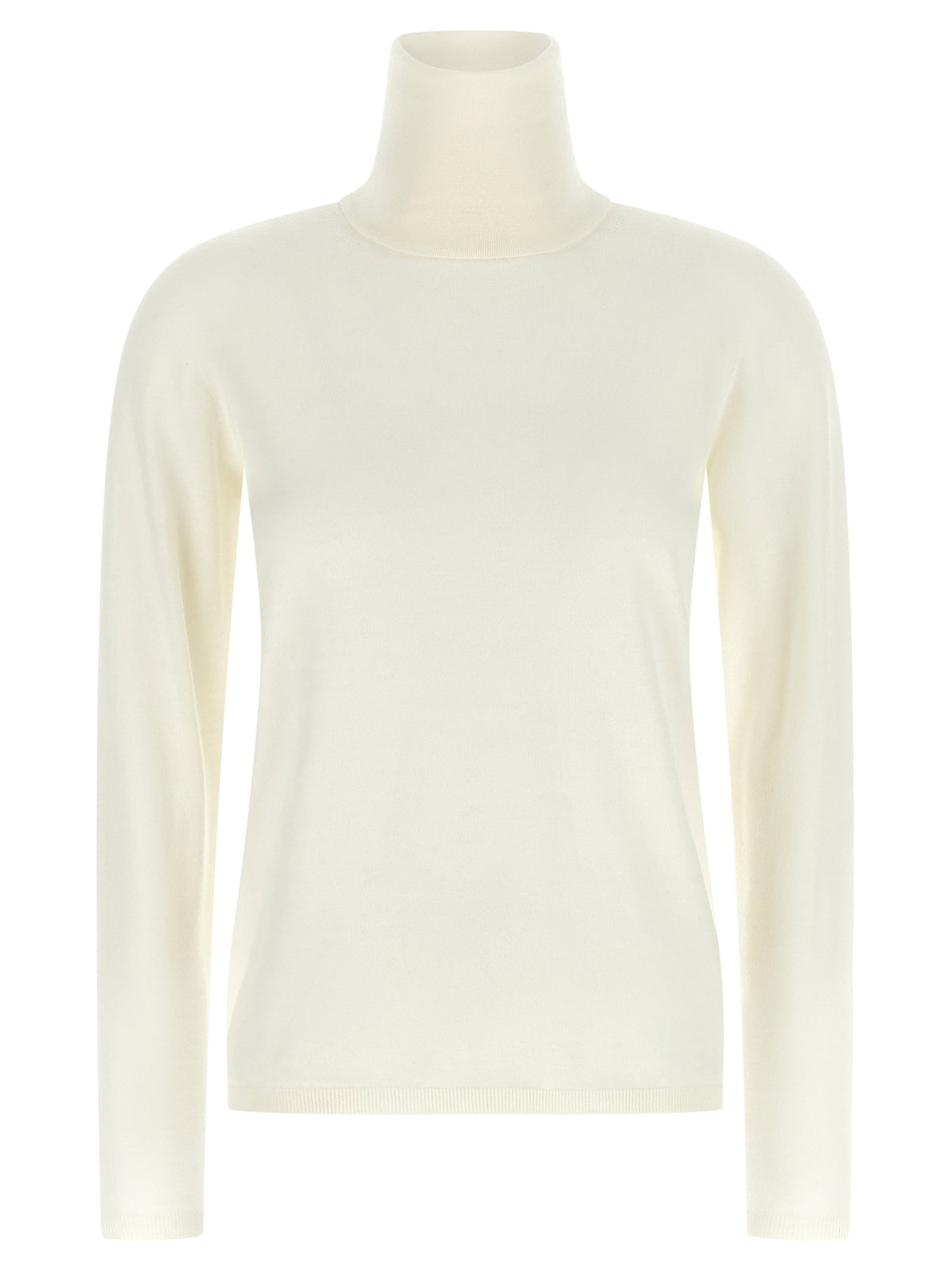 Max Mara Saluto Turtleneck Sweater White