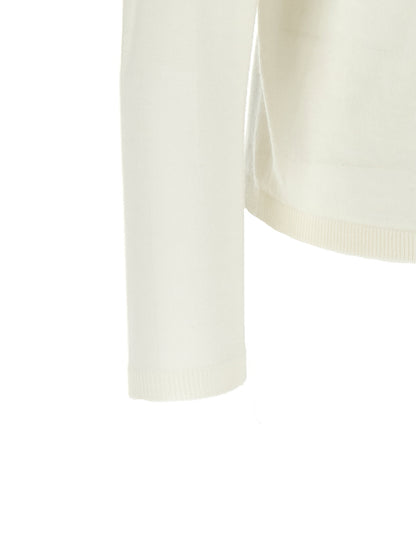 Max Mara Saluto Turtleneck Sweater White