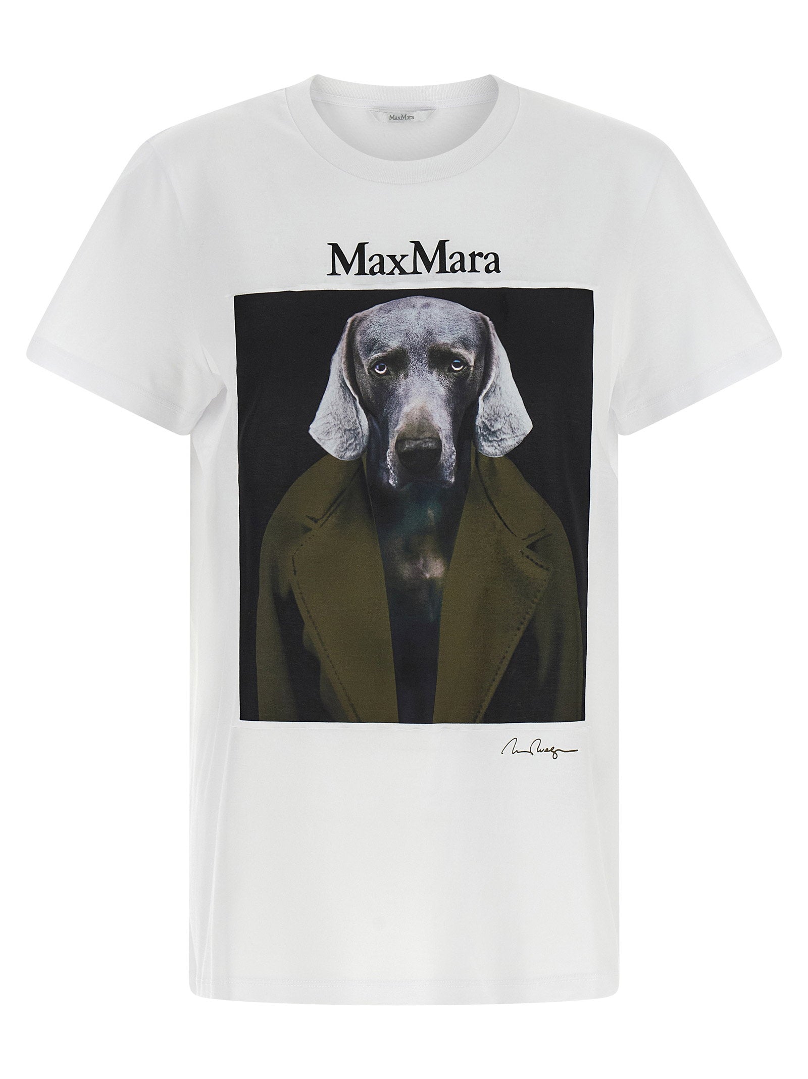 Max Mara Mxmcalca T-shirt White