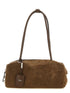 Max Mara Suede Top Case Brown