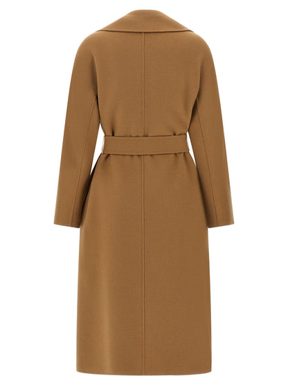 Max Mara Studio Cles Dressing Gown Coat Beige