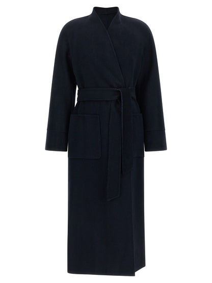 Max Mara Studio Nodo Reversible Coat Multicolor