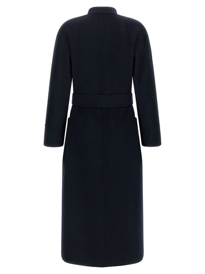 Max Mara Studio Nodo Reversible Coat Multicolor