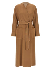 Max Mara Studio Nodo Reversible Coat Beige