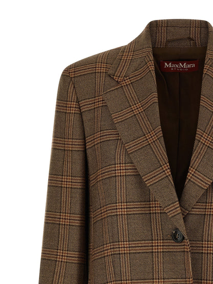 Max Mara Studio Mstalca Blazer Brown