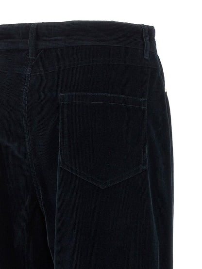 Max Mara Studio Fragola Palazzo Pants Blue