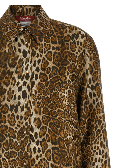 Max Mara Studio Mstaffari Shirt Brown