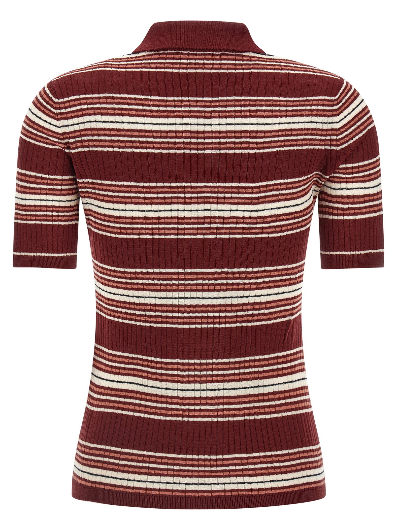 Max Mara Studio Msttallero Polo Shirt Bordeaux