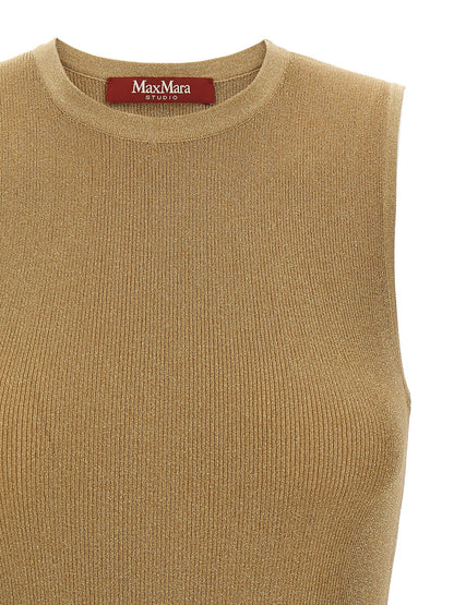 Max Mara Studio Mstsante Top Gold