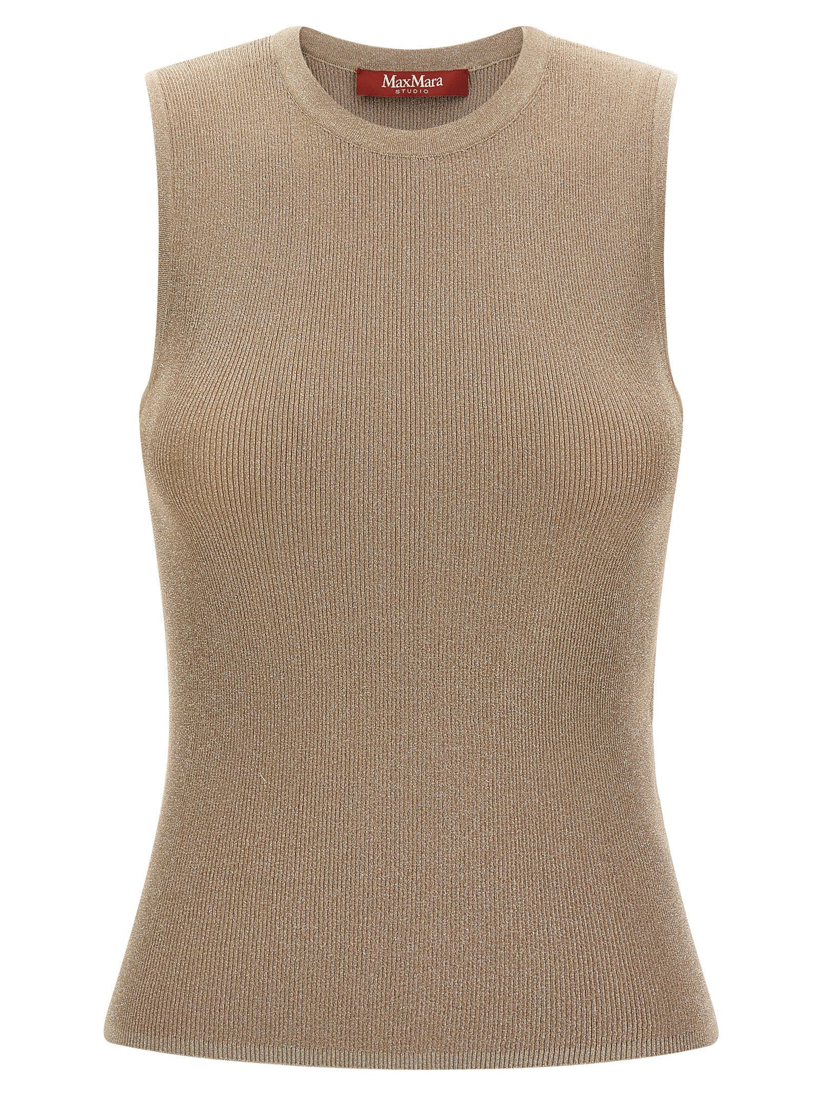 Max Mara Studio Mstsante Top Beige