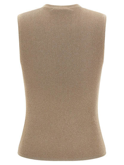 Max Mara Studio Mstsante Top Beige
