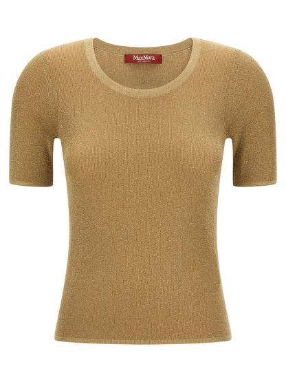 Max Mara Studio Mstsequoia T-shirt Gold